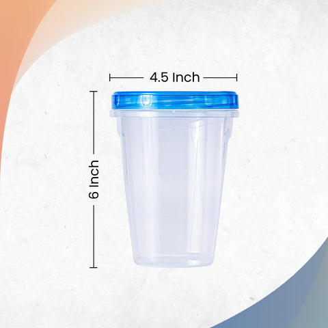 RFAQK microwave-safe freezer containers suitable for quick reheating