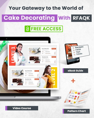 RFAQK pattern chart and e-book bundle for beginner-friendly practice