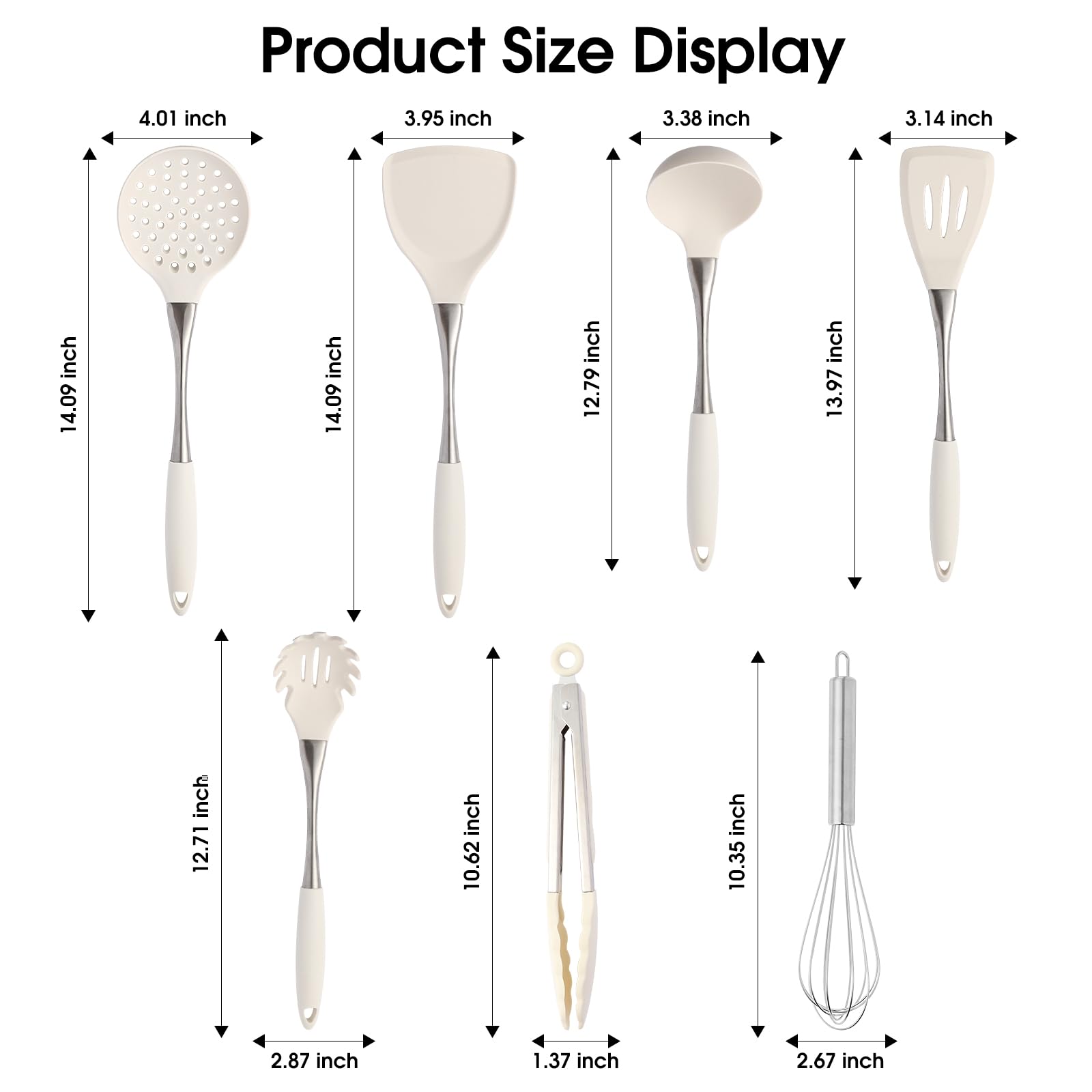 RFSCDI whisk blends ingredients smoothly with heat-safe silicone core.