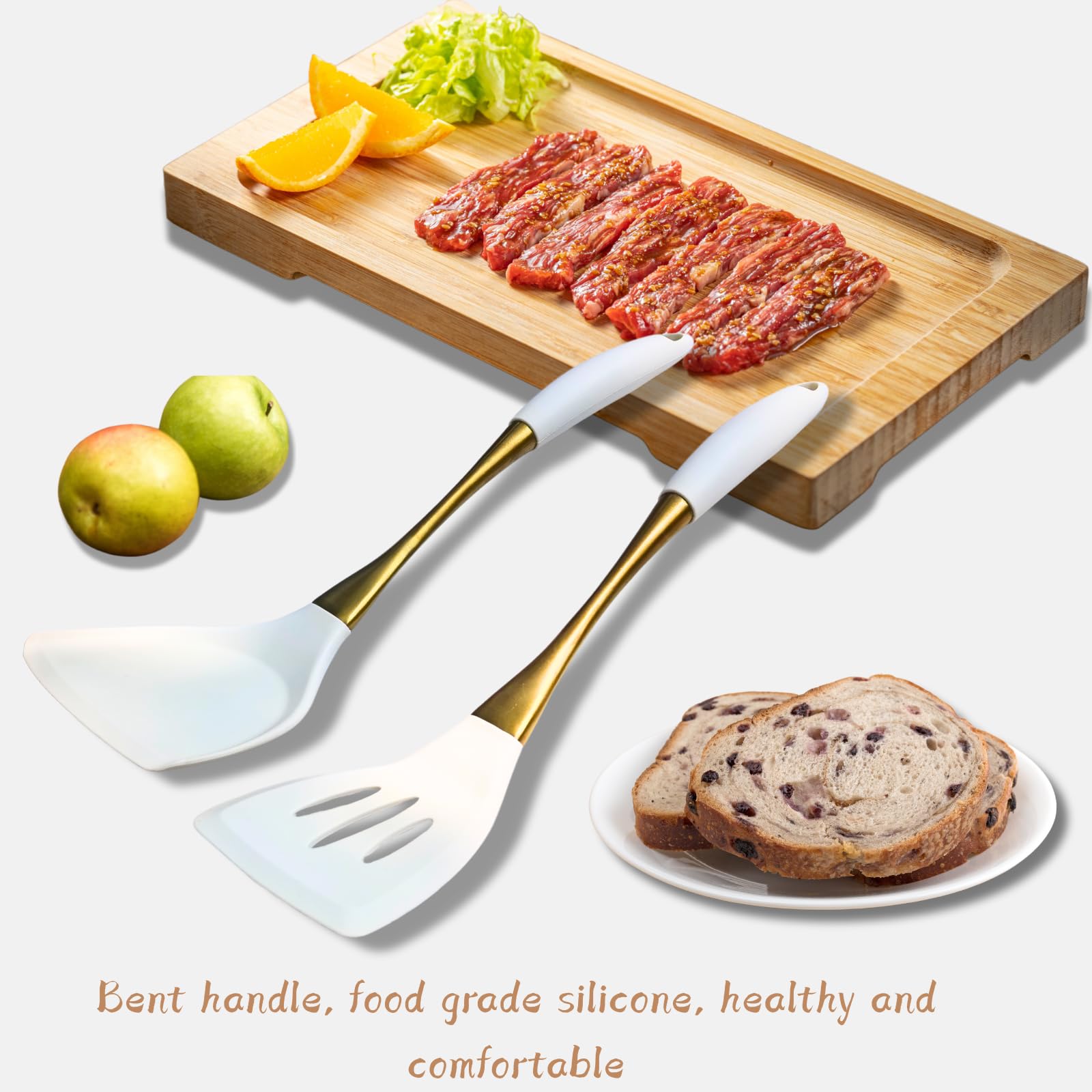 RFSCDI spaghetti spoon great for flipping and serving pasta without scratching.