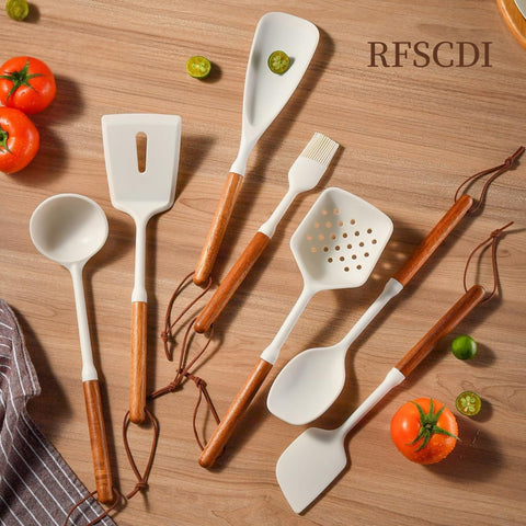 RFSCDI silicone stir-fry spatula ideal for quick sautéing on high heat