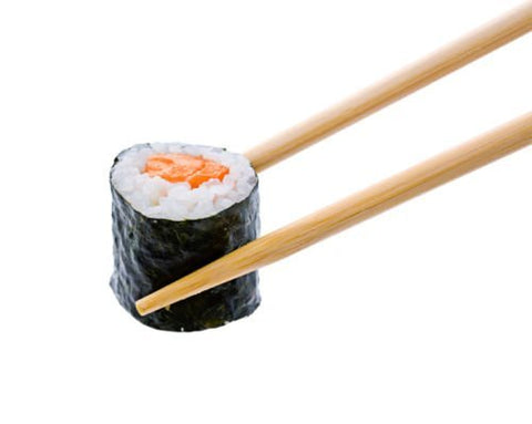 RG RG100 bamboo chopsticks pre-separated for quick, easy dining