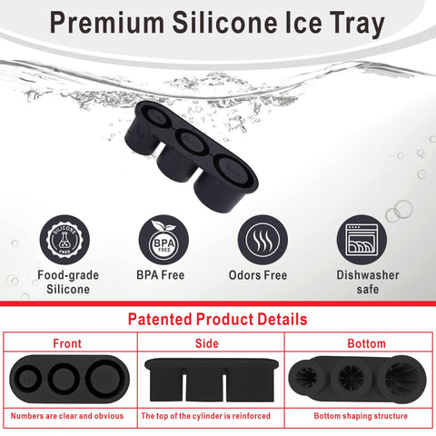 Rhewatin silicone ice cube mold is flexible and dishwasher safe