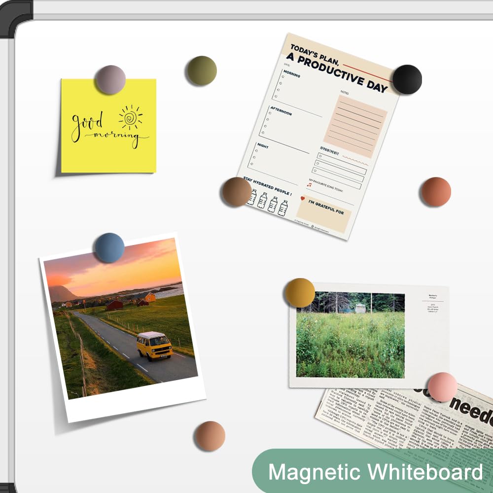 Versatile use on fridges, whiteboards, lockers for reminders and art.