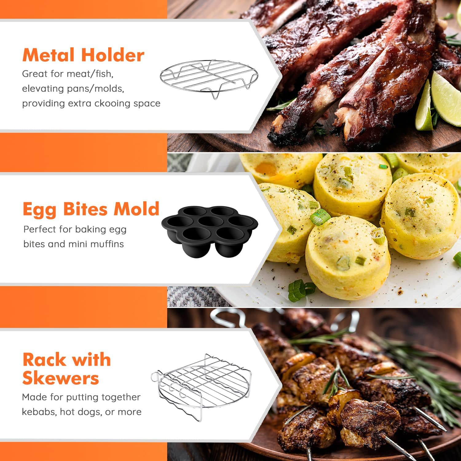 RHM egg bite mold creates bite-sized, fluffy breakfasts