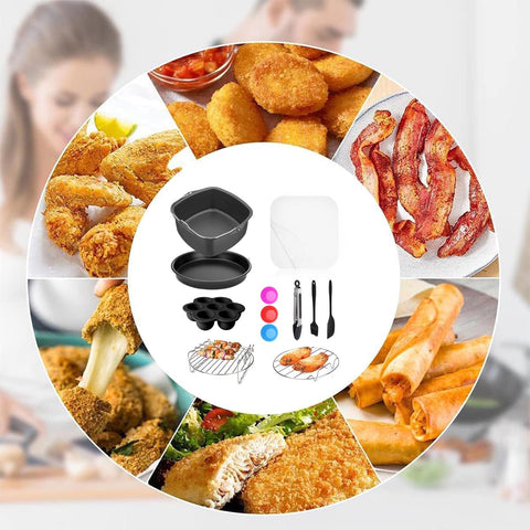 RHM air fryer paper liners reduce mess and preserve flavors