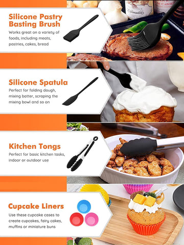 RHM silicone cupcake liners prevent sticking and simplify cleanup
