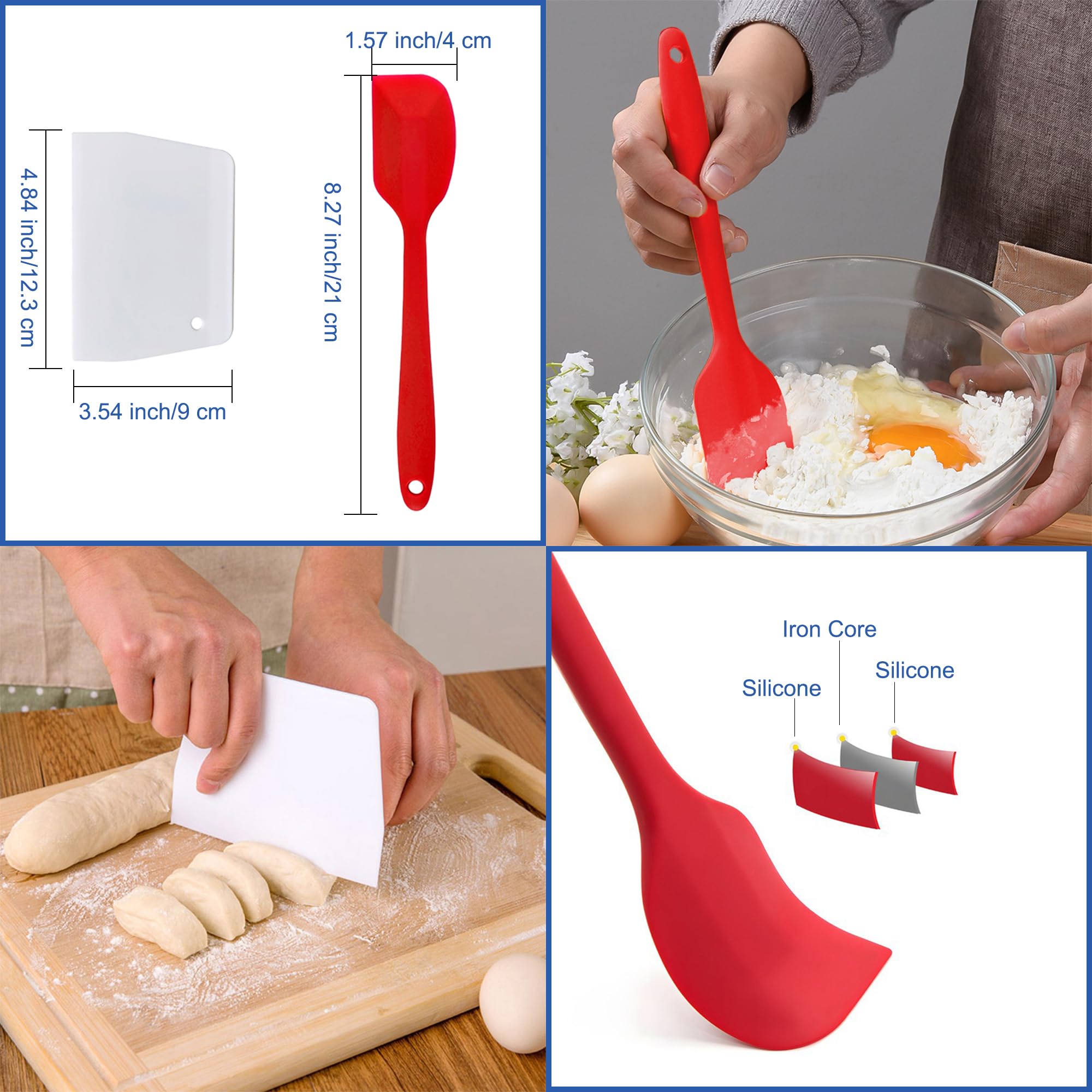 RHVQ 7 piece fondant set for versatile cake decorating
