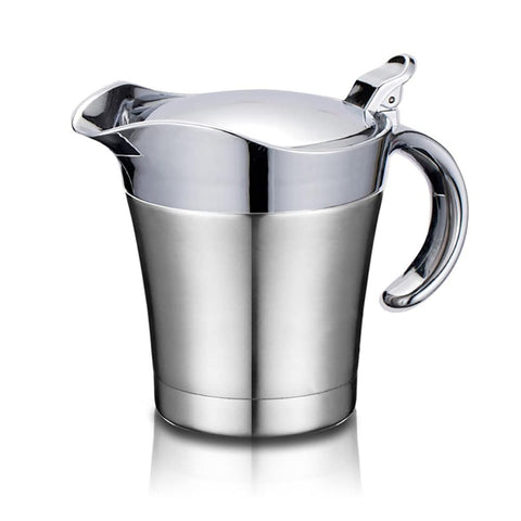 Riavzau gravy boat double-wall insulation keeps sauces hot while remaining cool.