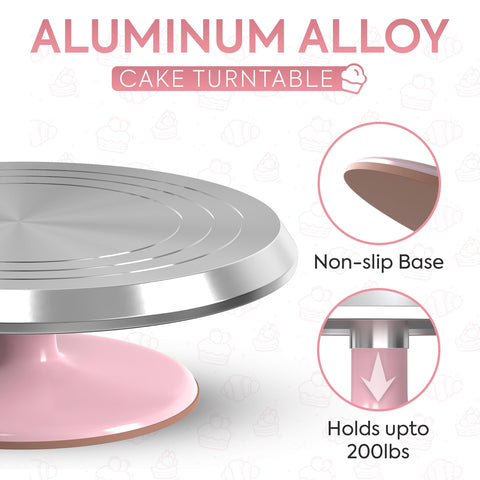 Riccle 360-degree rotation enables easy access to all sides for icing