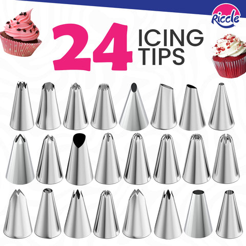 Riccle 6 cake liners for quick bake-and-display prep