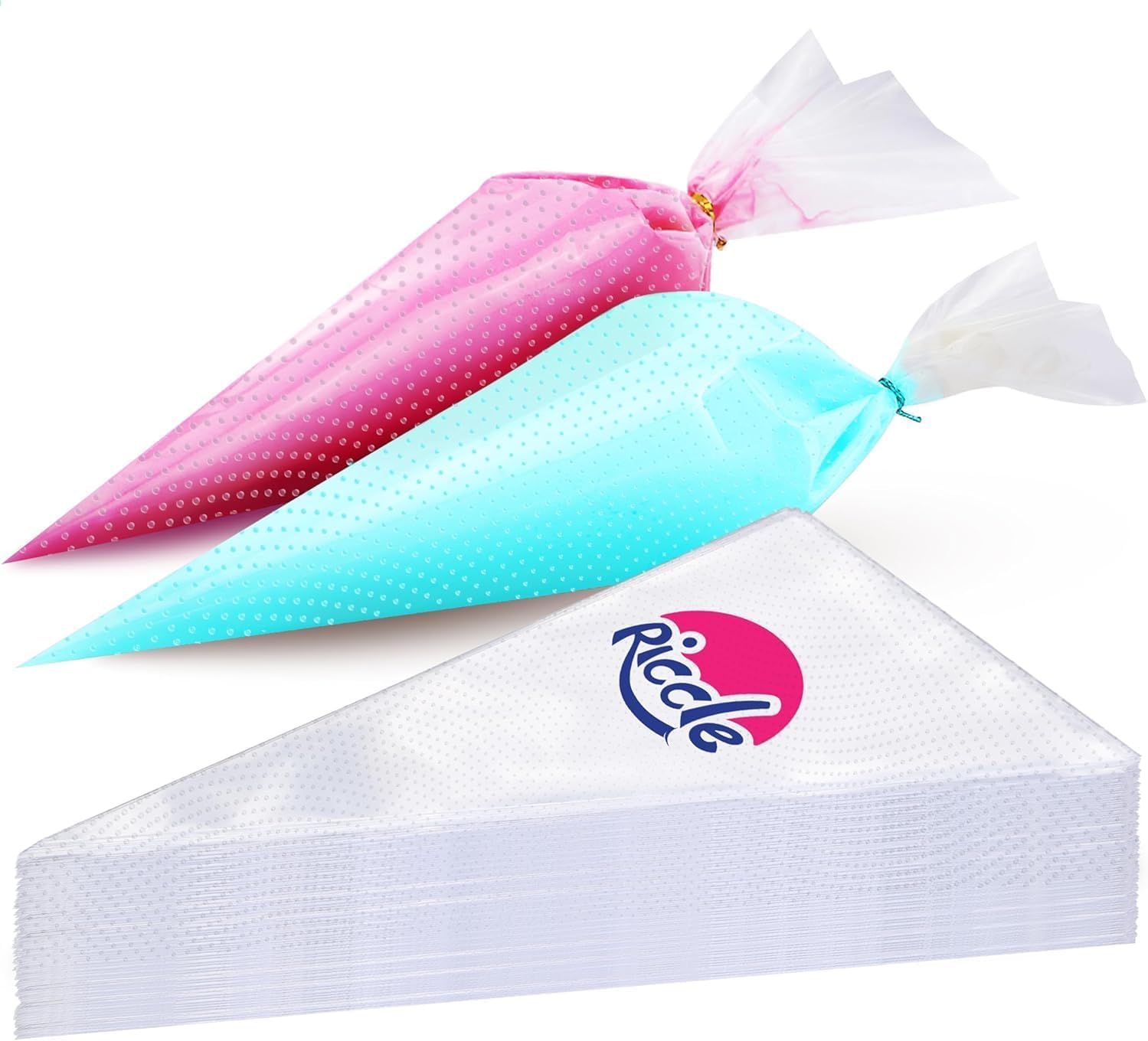 RICCLE extra-large 24-inch piping bag ready for smooth frosting decorations.