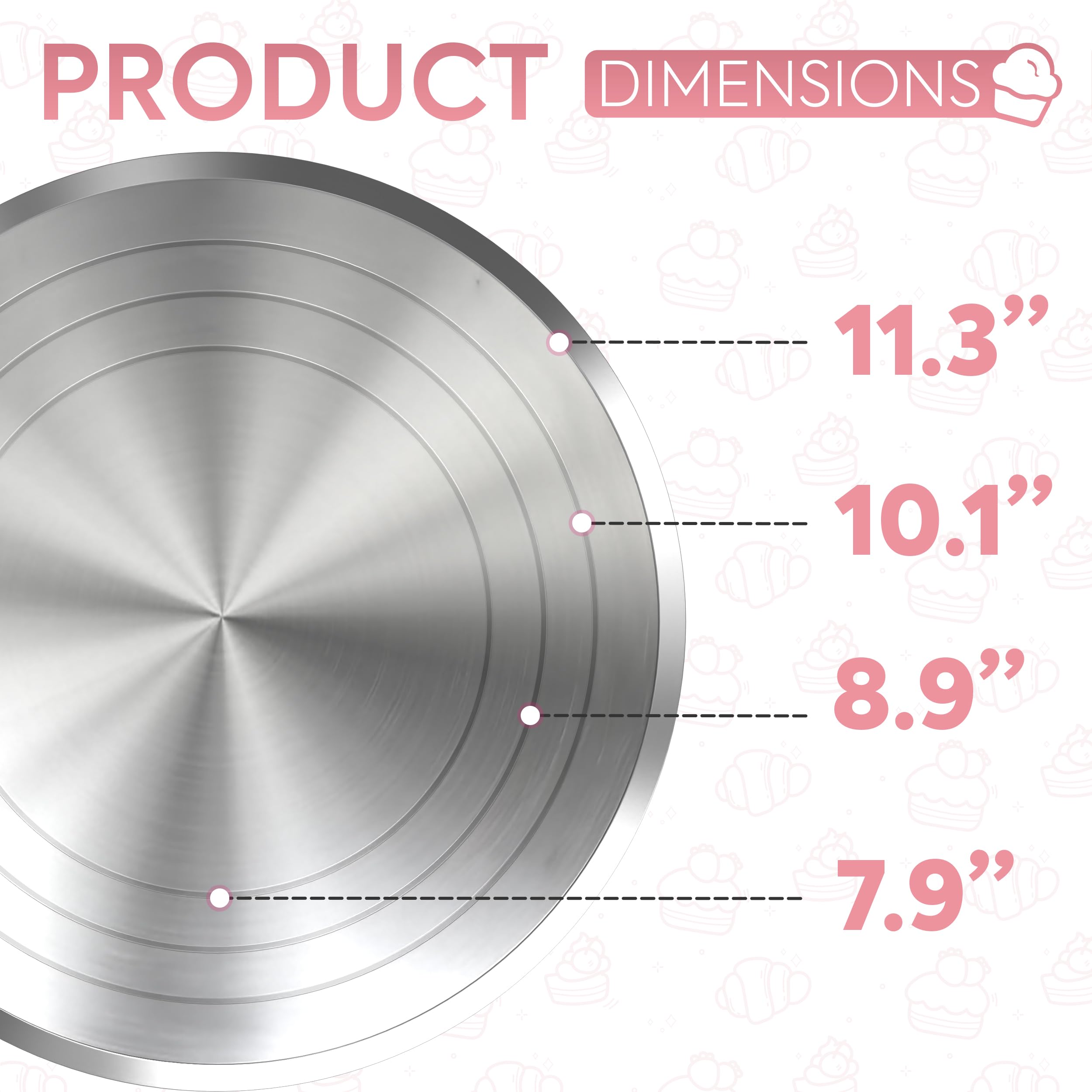 Riccle hidden stainless steel ball bearings ensure ultra-smooth spinning