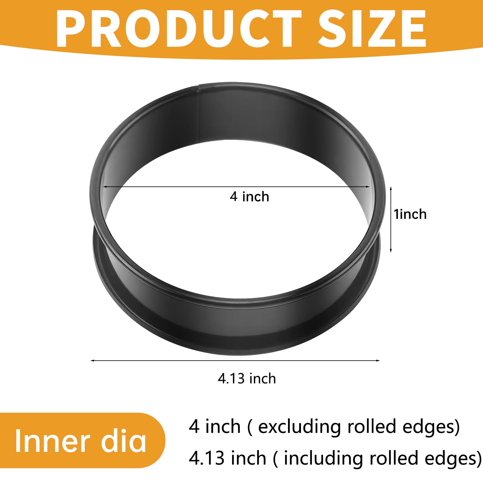 RICHSC-PAN inner 4-inch ring creates snug, even muffin shapes.