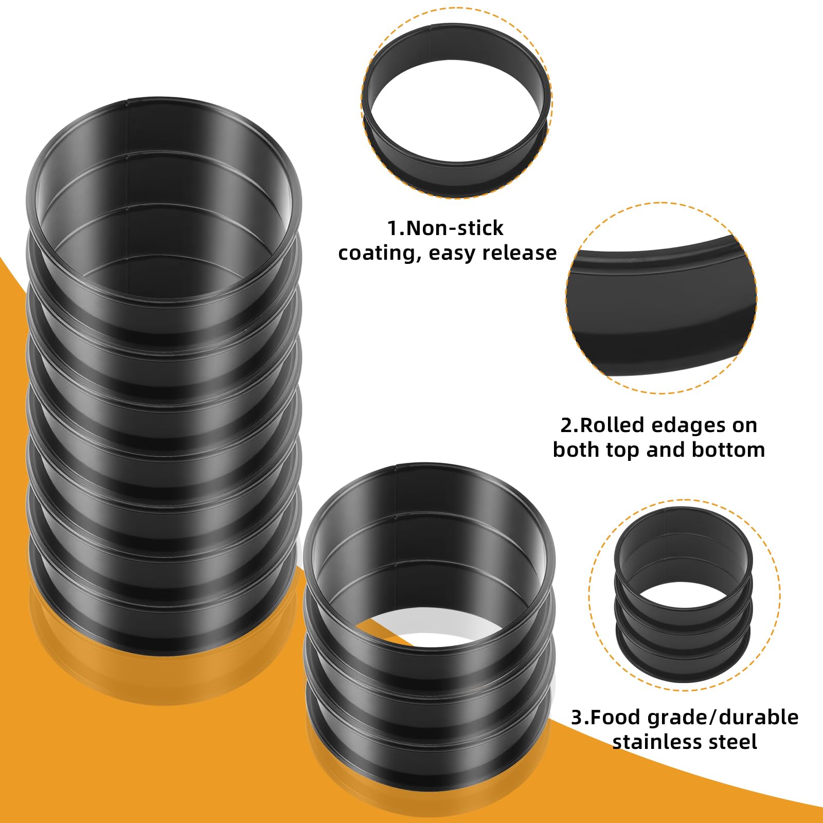 Close-up of the 3.35-inch RICHSC-PAN ring with solid construction