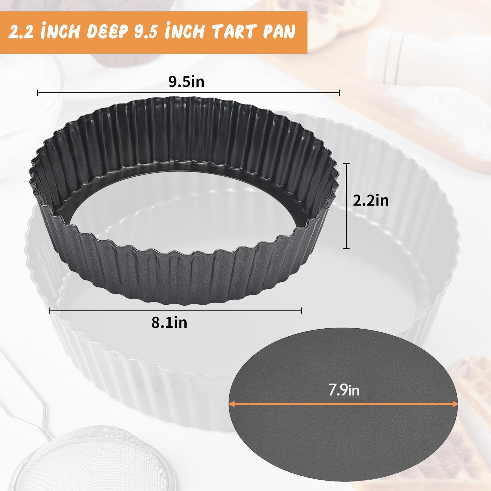 RICHSC-PAN removable bottom enables clean pie release