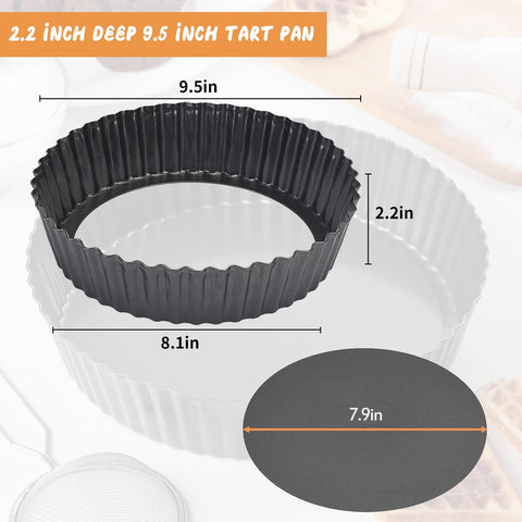 RICHSC-PAN removable bottom enables clean pie release