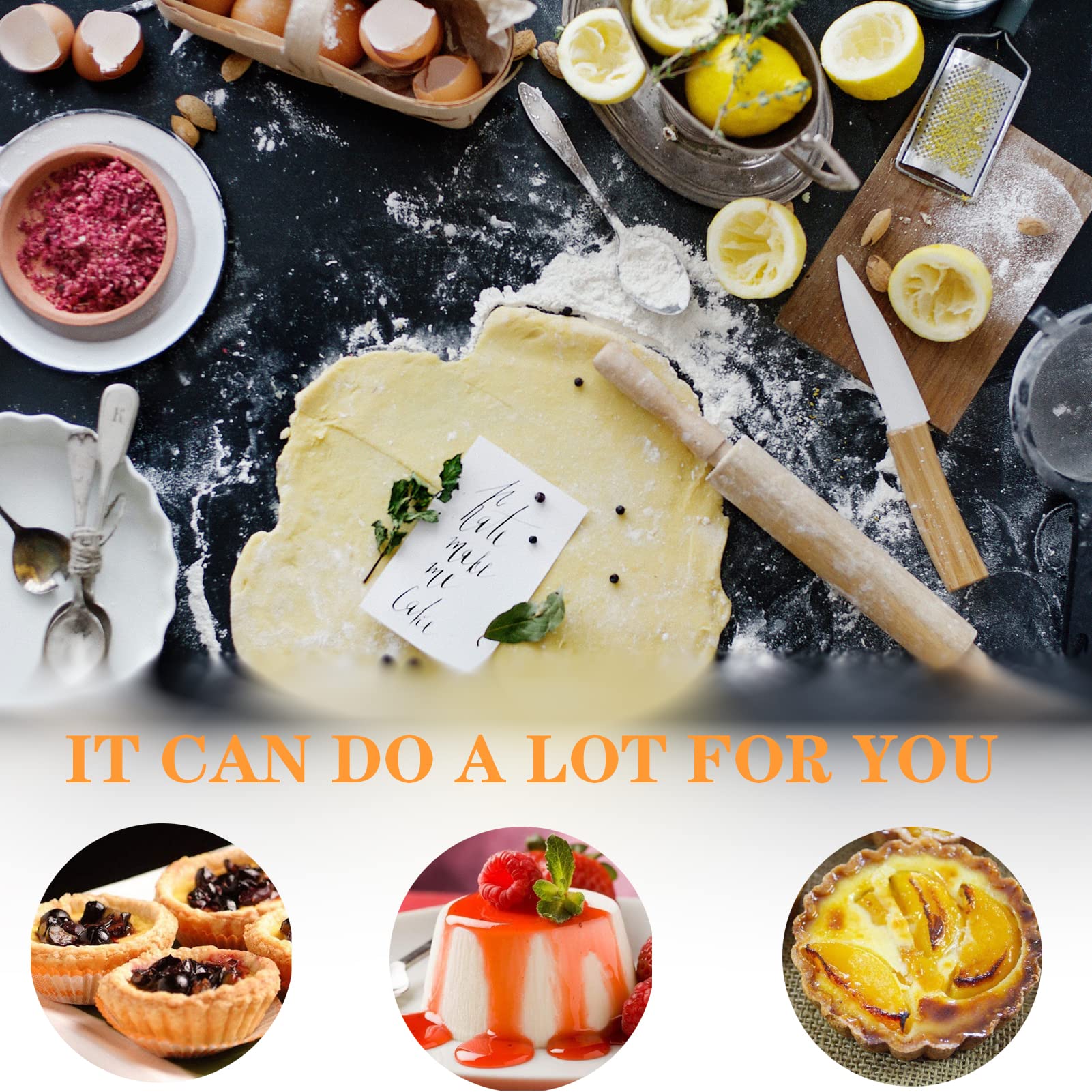 RichSC-PAN versatile bakeware for pies, pastries, and desserts.