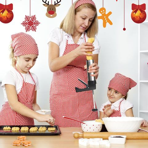 Ridanstian Spritz cookie press kit detachable parts simplify cleaning after use