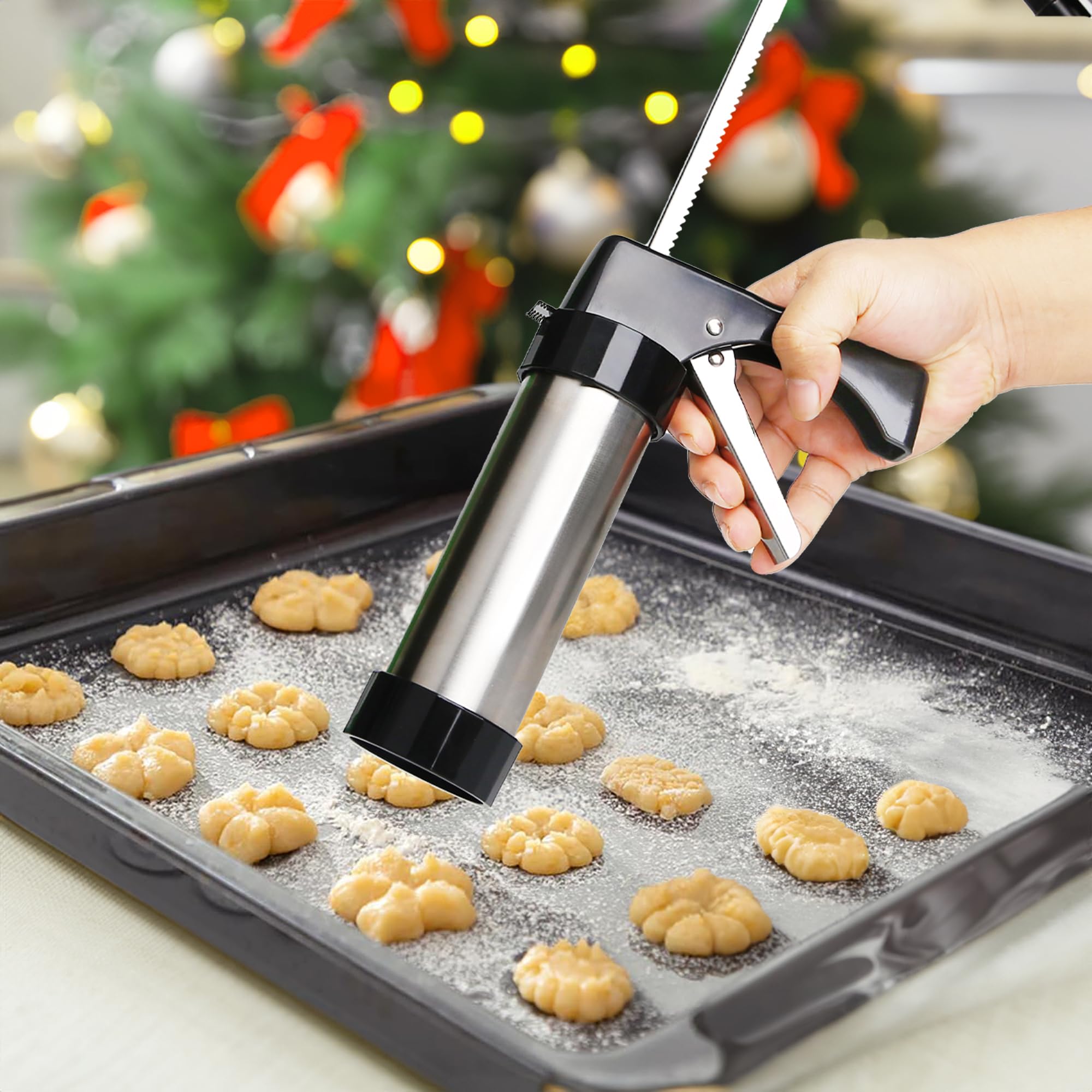 Ridanstian Spritz cookie press kit gift-ready packaging for holidays