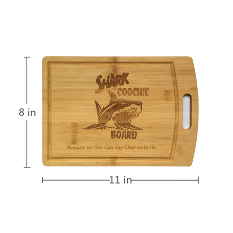 Rider Mike Shark Coochie board shows natural bamboo texture and scent
