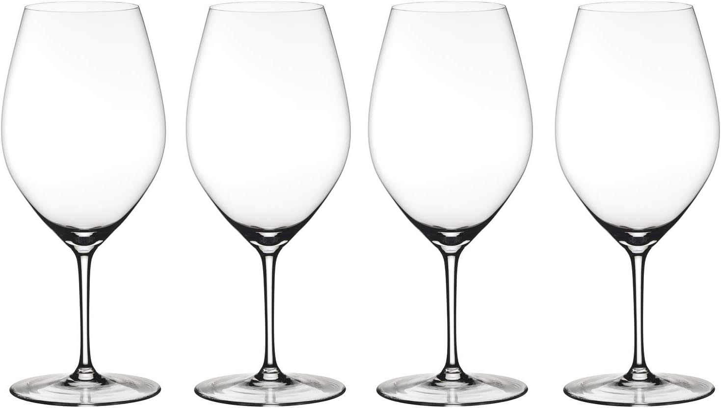 Riedel 00 Collection 001 red wine glass set of 4 with clear design for versatile use
