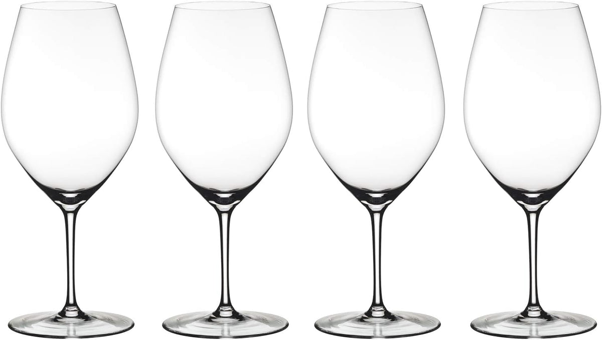 Riedel 00 Collection 001 red wine glass set of 4 with clear design for versatile use