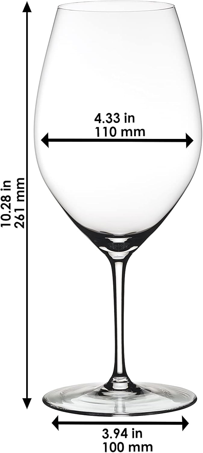 Riedel 00 Collection 001 red wine glass highlighting aroma release and fruit notes