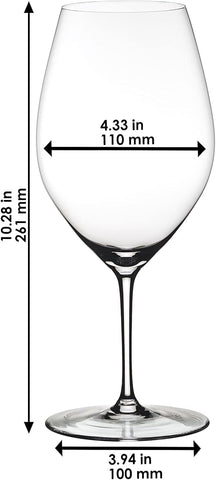 Riedel 00 Collection 001 red wine glass highlighting aroma release and fruit notes