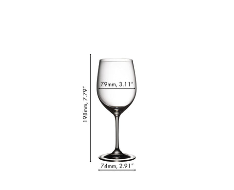 Riedel Bar collection two pack in home bar setting for white wine service