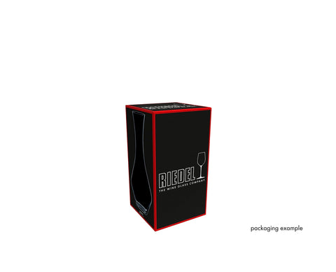 Riedel Cabernet decanter demonstrates pouring action to minimize spills.