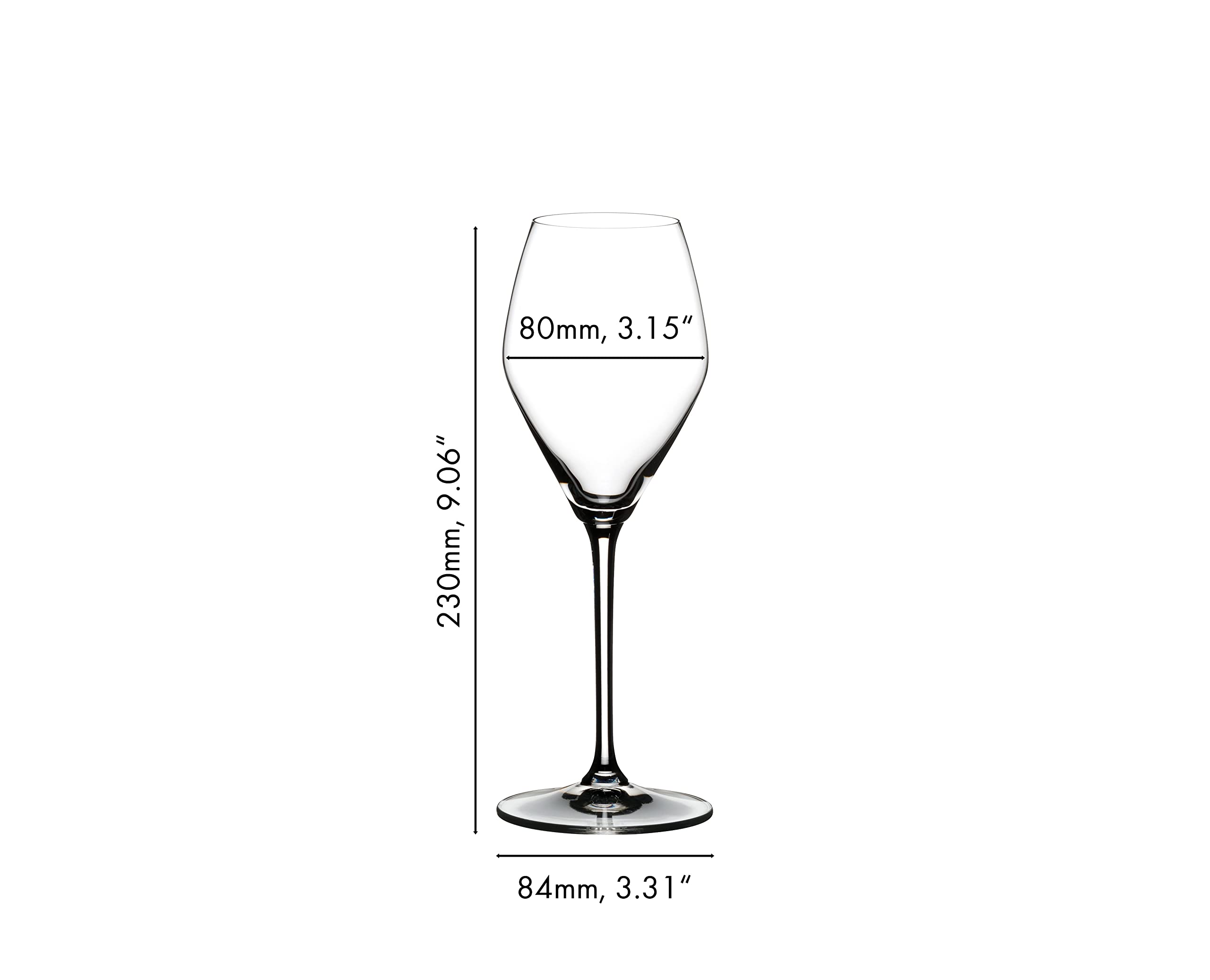 Riedel Extreme bouquet-reveal glass enhances aromatics in dry rosé wines