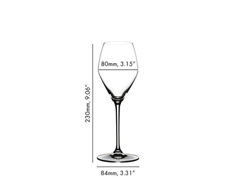 Riedel Extreme bouquet-reveal glass enhances aromatics in dry rosé wines