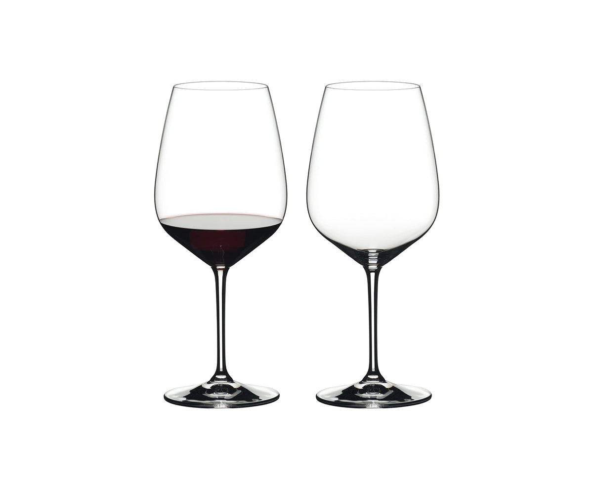 Riedel Extreme Cabernet diamond glass enhances aroma for New World reds