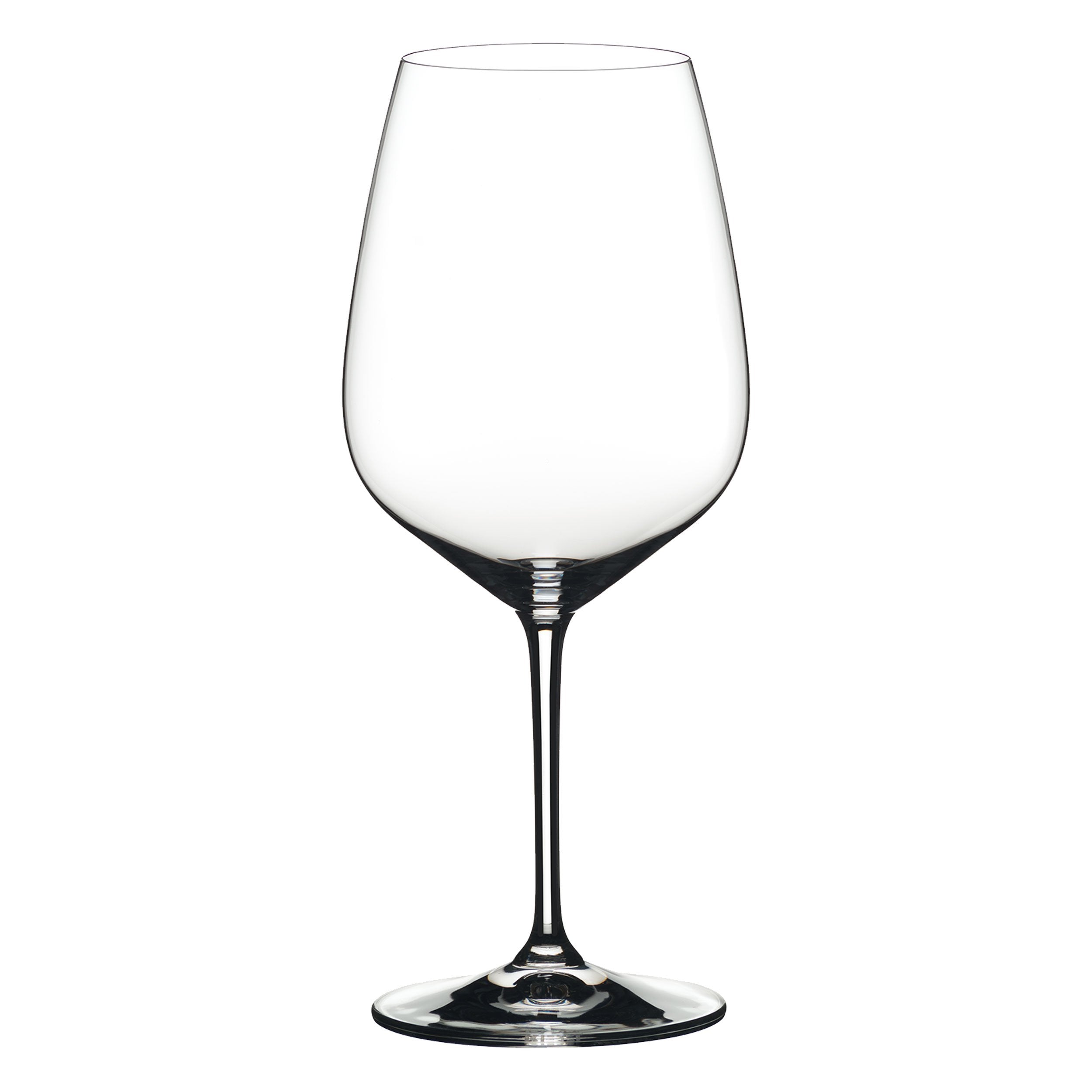 Dishwasher-safe Riedel Extreme Cabernet glass for easy cleanup after meals.