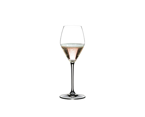Riedel Extreme diamond-shape glass reveals aromas with precise flow to the tongue