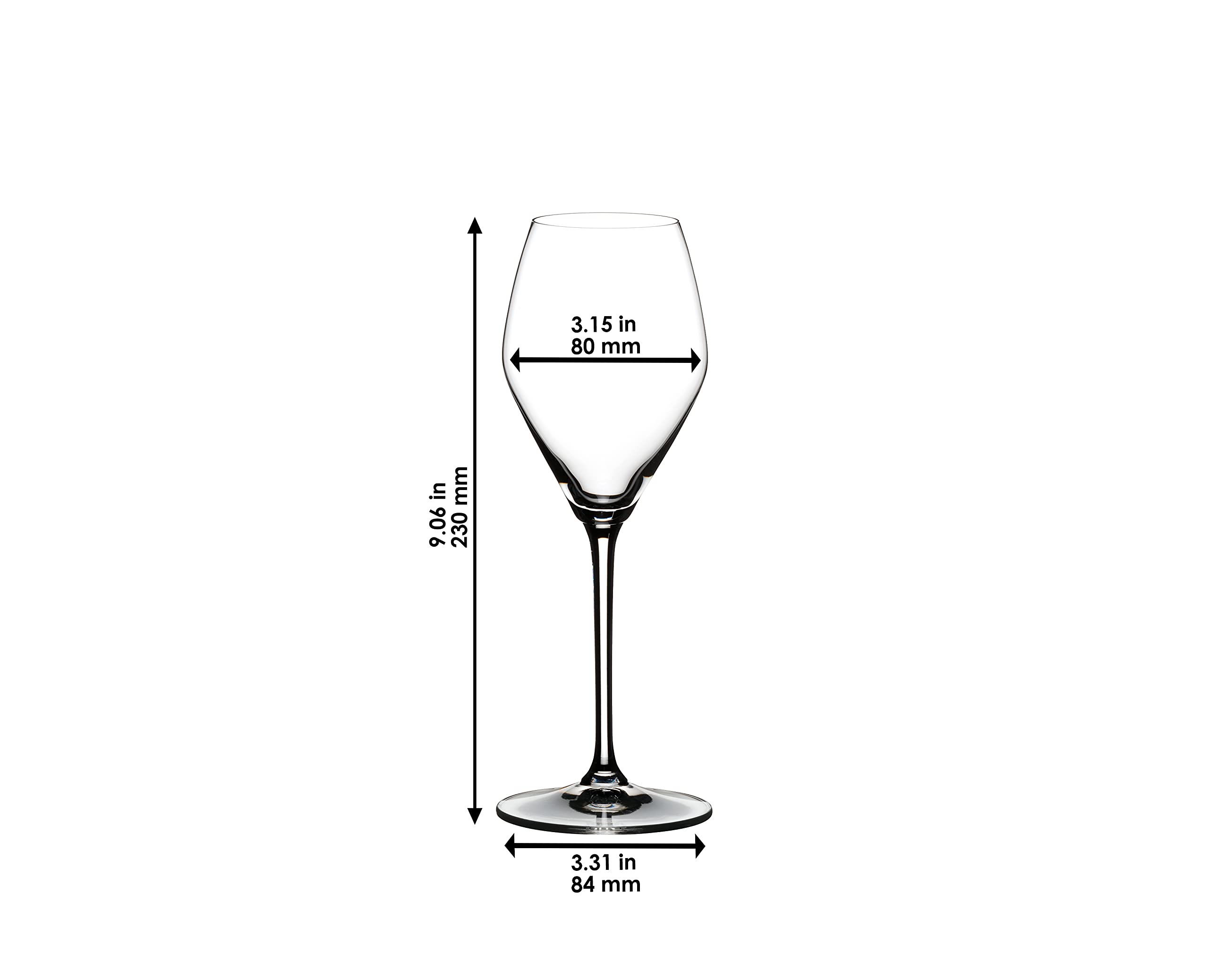 Riedel Extreme rose glass emphasizes red berry and pinewood aromas
