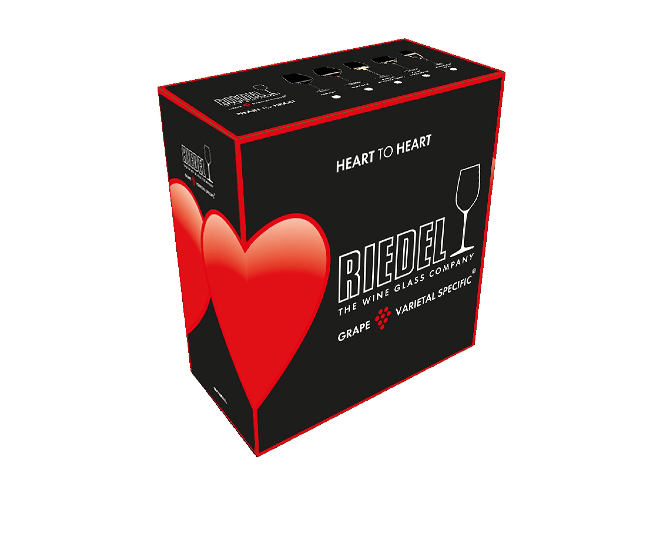 Riedel Heart to Heart capacity 28.25 oz supports generous red wine pours