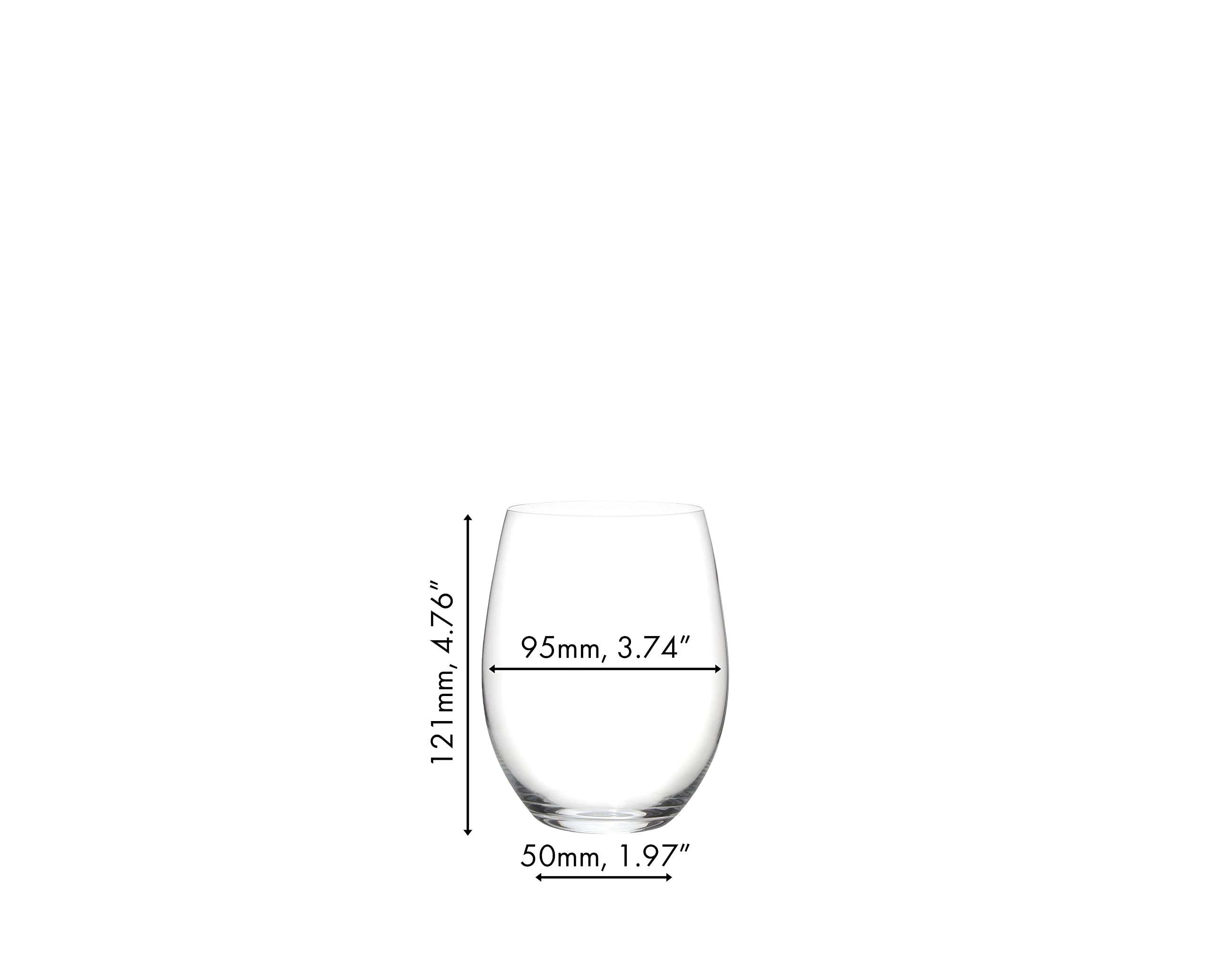Riedel The O glass is dishwasher safe for simple cleanup.