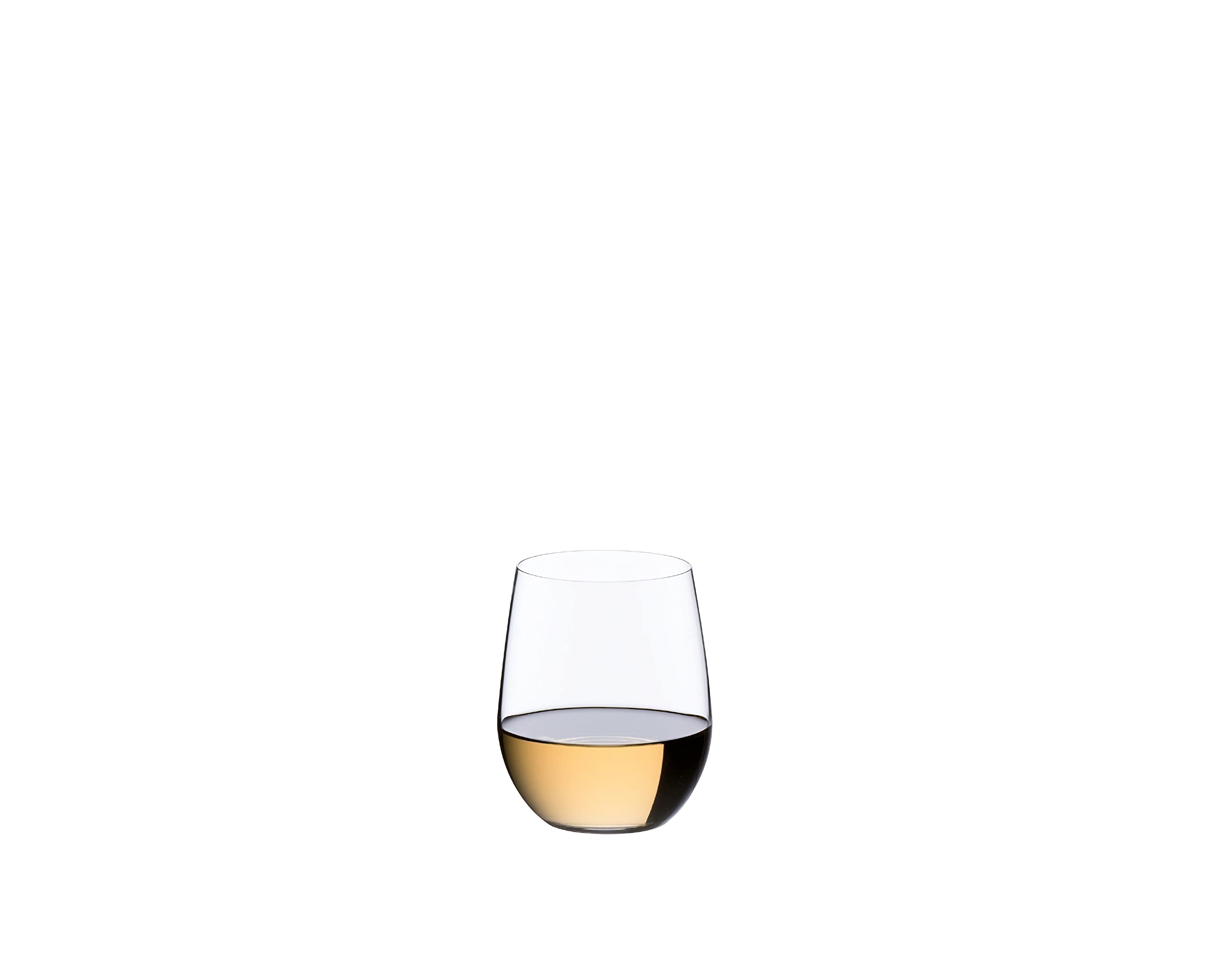 Riedel O glass shape enhances aromas and flavors of white wines.