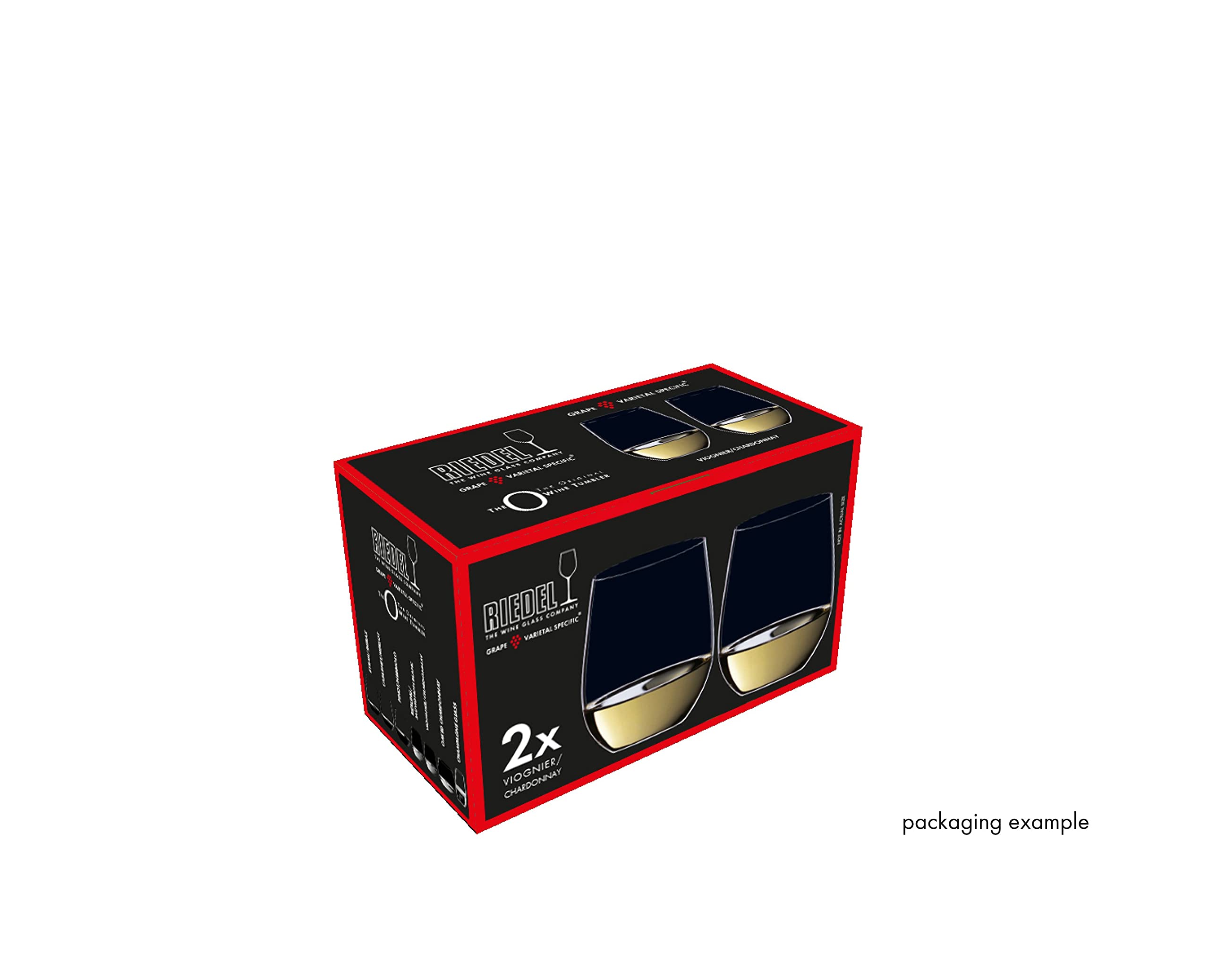 Riedel O modern design feels comfortable to hold.