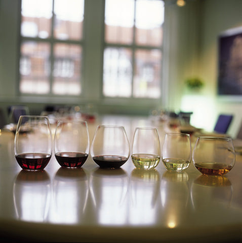 Riedel O wine tumbler dishwasher-safe and easy to stack for compact kitchen storage.