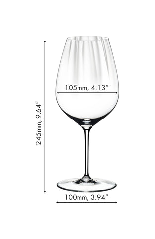 Two-glass set ideal for intimate tastings and dinner parties with Riedel Performance.