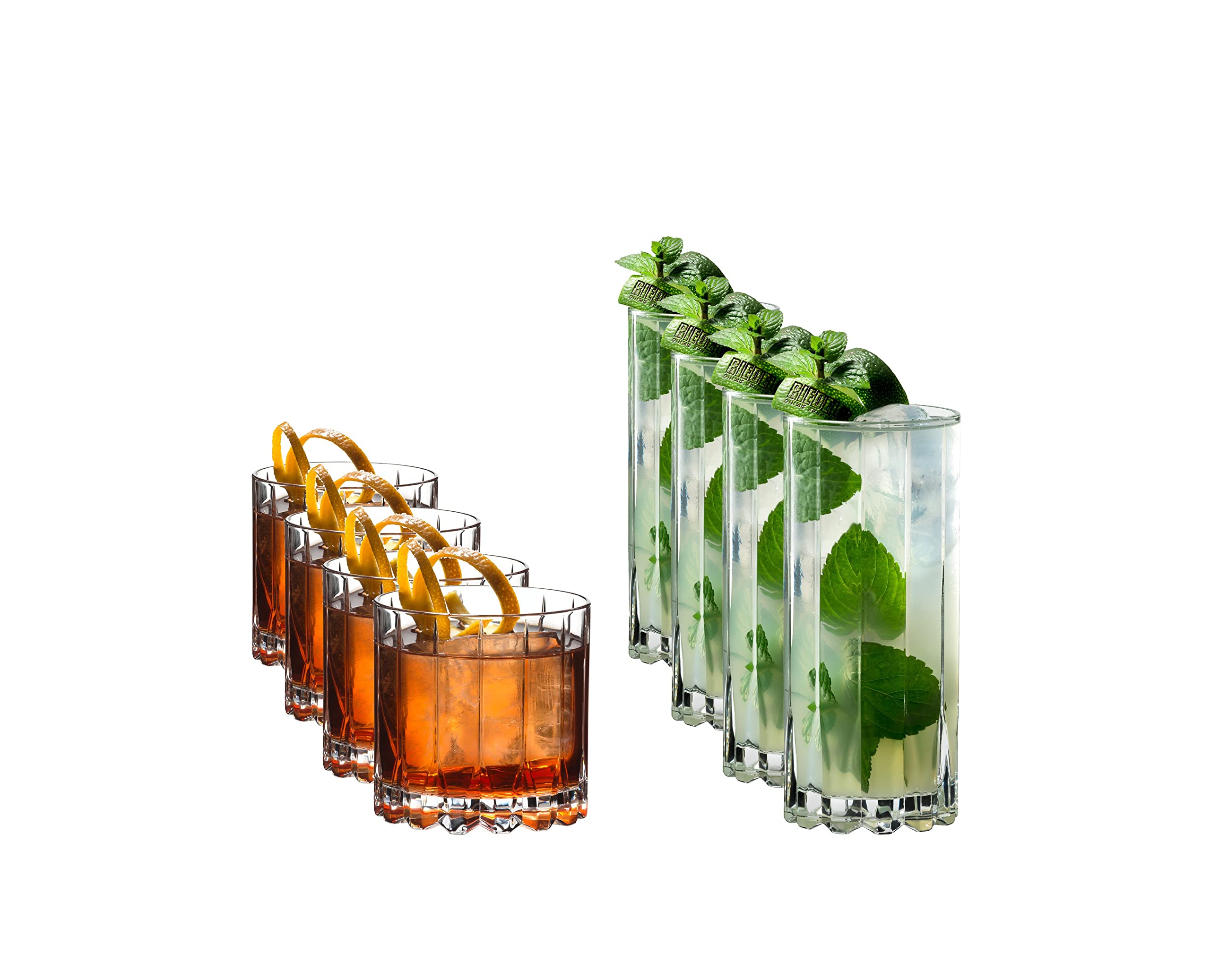 Riedel rocks glass 10oz perfect for on-the-rocks pours with large-format ice