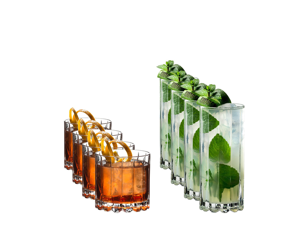 Riedel rocks glass 10oz perfect for on-the-rocks pours with large-format ice