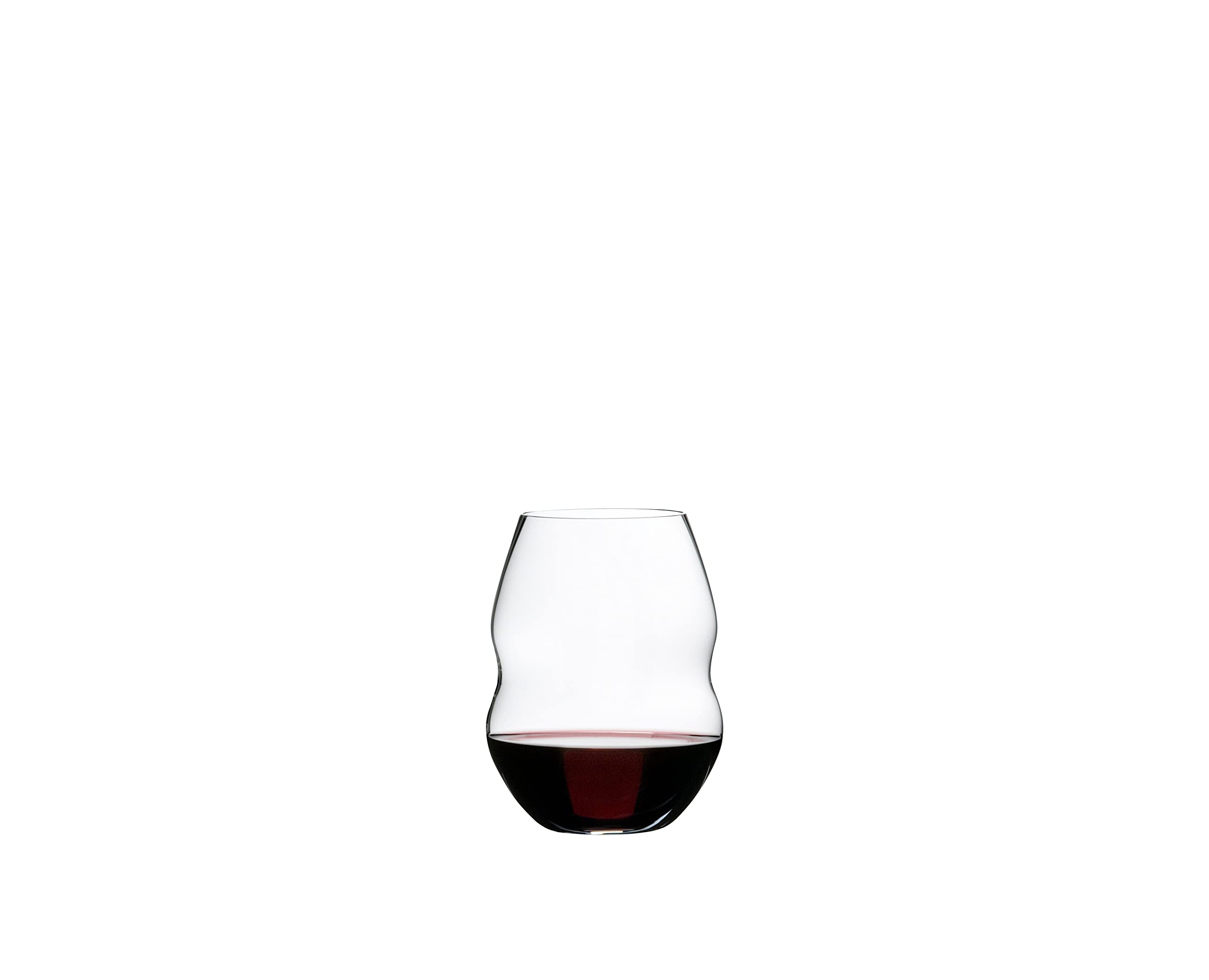 Riedel Swirl Red Wine Glass is dishwasher safe for easy cleanup.