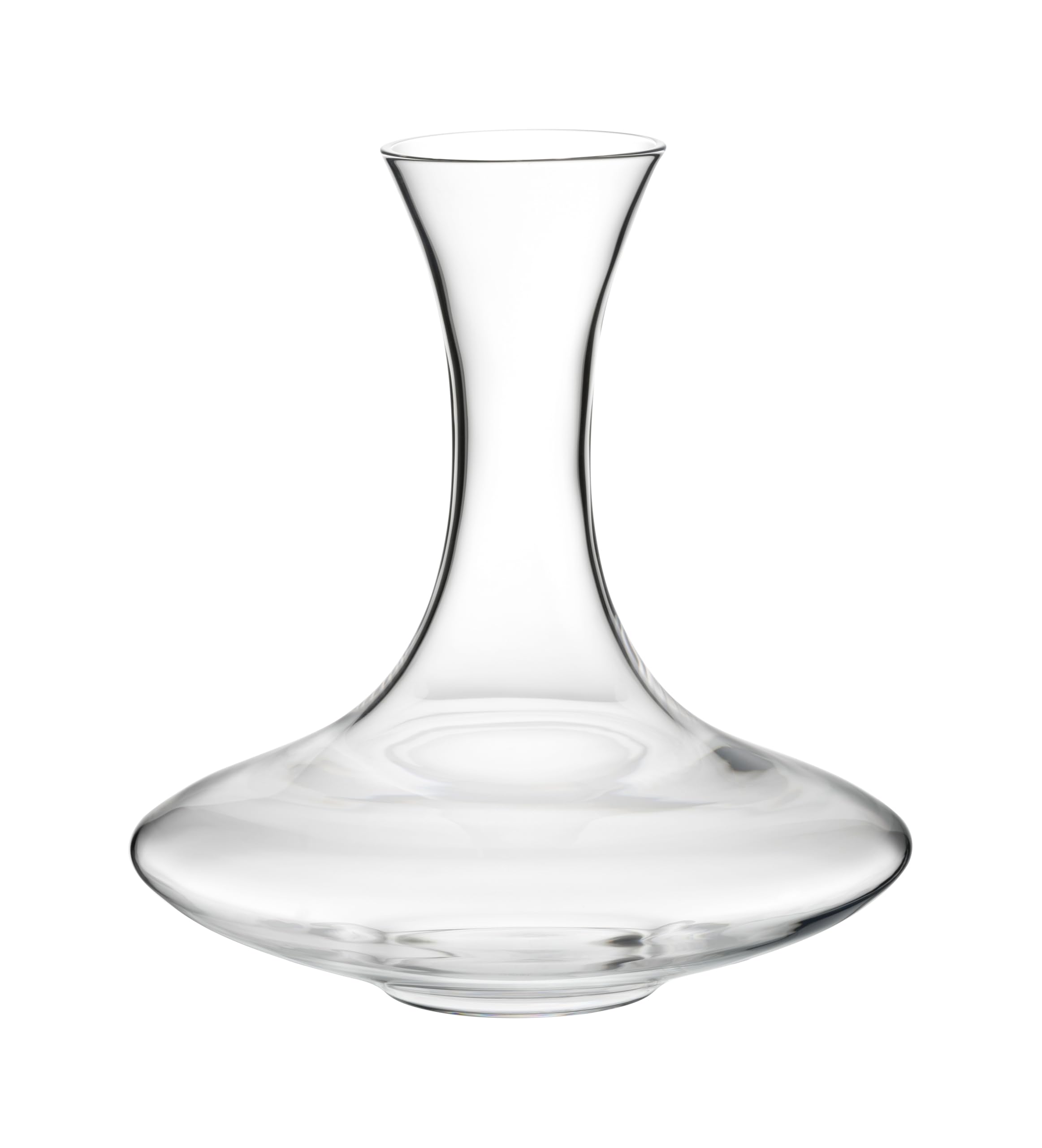 Riedel Ultra Decanter front view shows elegant silhouette for refined aeration.