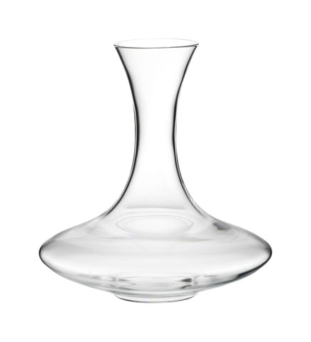 Riedel Ultra Decanter front view shows elegant silhouette for refined aeration.