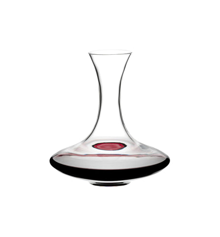 Riedel Ultra Decanter mouth-blown rim demonstrates craftsmanship and premium pour control.