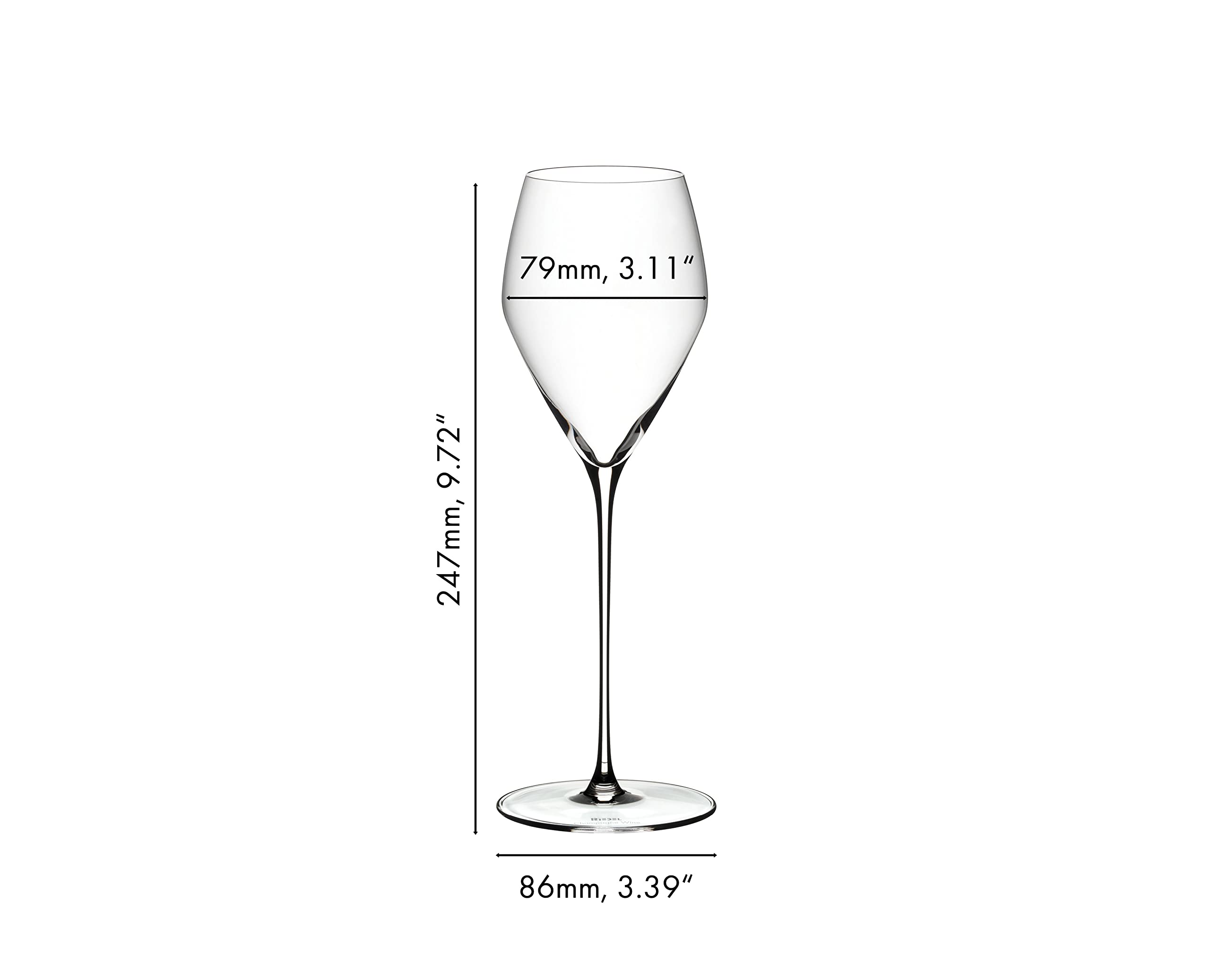 Machine-made precision meets champagne design in Riedel Veloce collection.